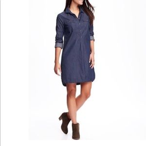 Old Navy chambray shirt dress
